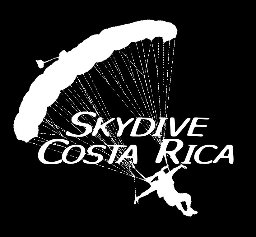 Logo Skydiving Costa Rica blanco